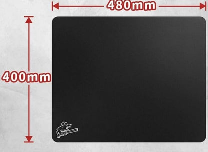 400 x 480 mm Gaming-Mauspad aus gehärtetem Glas – Präzision für FPS-Spiele