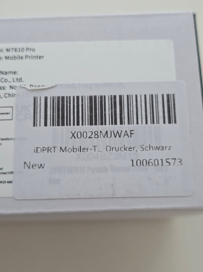 Tragbarer 300 DPI A4 Thermodrucker Bluetooth für iOS, Android, PC