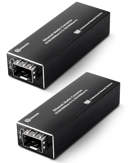 Paar Gigabit LWL Medienkonverter SFP zu RJ45 1.25G