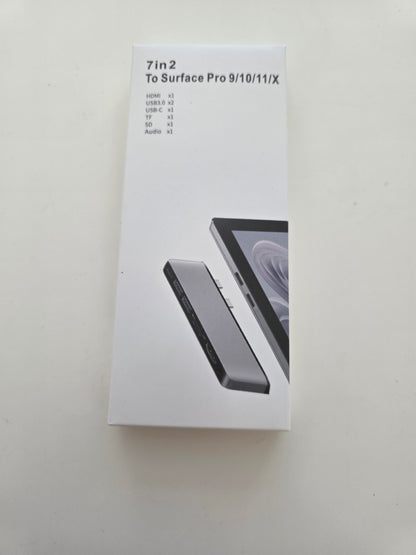 7-in-1 Surface Pro 11/10/9/X Hub 8K Thunderbolt 4K HDMI