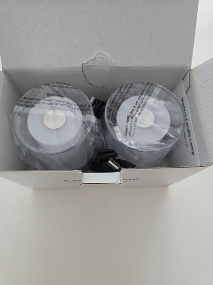 LED Touch Nachttischlampe 2er Set Dimmbar Kabellos Schwarz