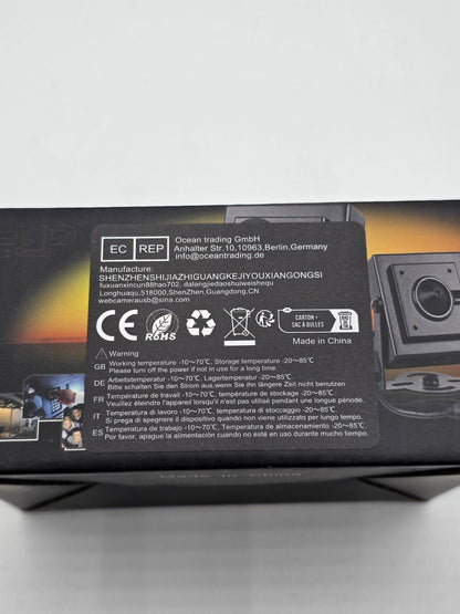 8MP USB Kamera 30fps 105° Weitwinkel Lightburn für PC Raspberry Pi