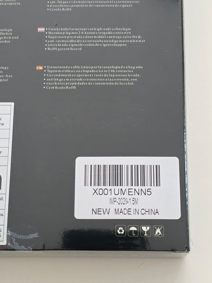 Audiophiles USB B auf USB C Kabel 1.5m 480Mbps DAC OTG Schwarz