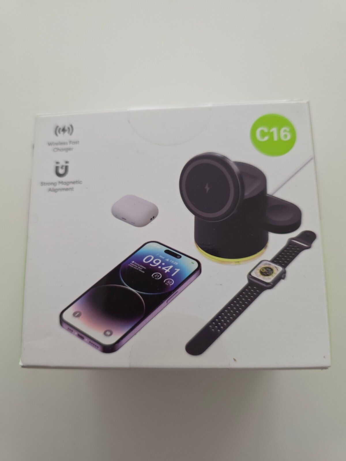 3in1 Ladestation Magsafe Wireless Charger iPhone Apple Watch