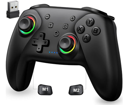Switch Pro Controller Hall-Effekt LED 1000mAh für Switch PC iOS Android