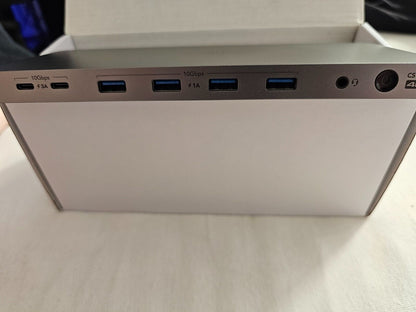 Cudy DisplayLink Dual 4K Universal USB C Dockingstation, 10 Gbit/s USB C, 100 Wa
