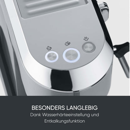 SEVERIN Newspresa Espressomaschine 20 Bar 1L Edelstahl KA 5997