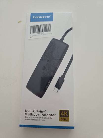 USB-C Hub 8in2 für MacBook M4/M3/M2/M1, 4K HDMI, Thunderbolt 3, SD/TF