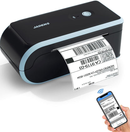 Bluetooth-Versandetikettendrucker, kabelloser 4x6-Thermoetikettendrucker für den