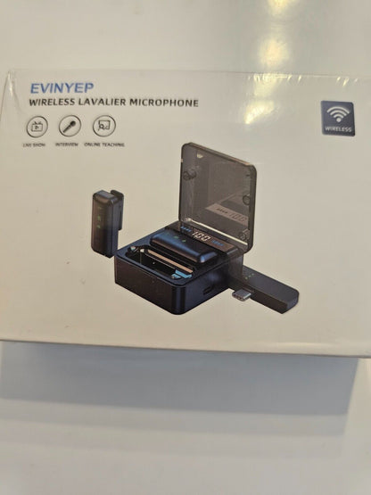 Kabelloses Lavalier Mikrofon (2TX+2RX) für iPhone & Android | Rauschunterdrückun