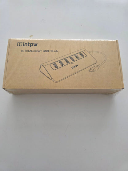 10-in-1 USB-C Hub 4K@60Hz HDMI 100W PD Ethernet SD/TF Schwarz