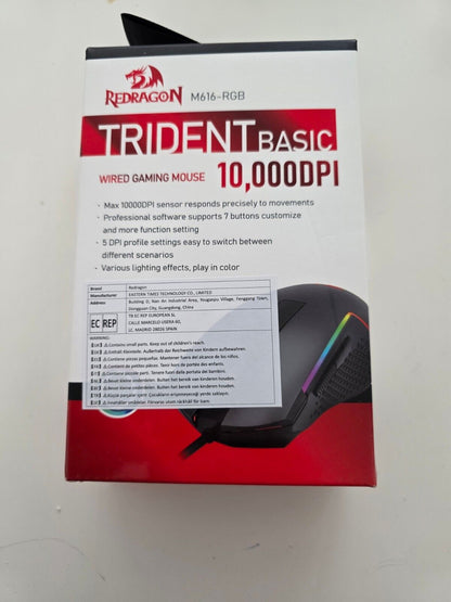 M616 RGB Gaming-Maus 10000 DPI 6 Tasten