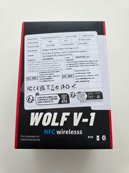Wireless Controller für Nintendo Switch/Lite/OLED, AC, 8K@60Hz, Turbo, Wake