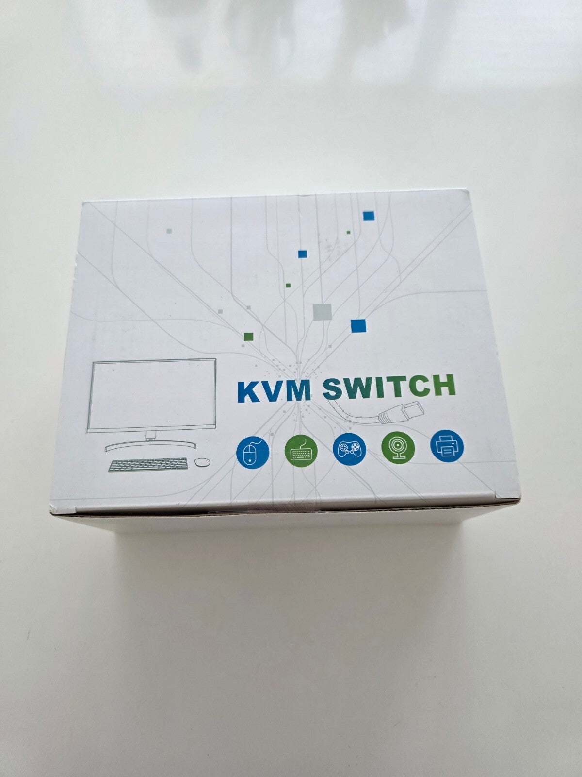 KVM Switch HDMI USB 3.0 4 Ports 4K 60Hz Hotkey 4 PCs an 1 Monitor