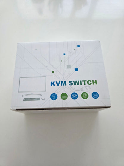 KVM Switch HDMI USB 3.0 4 Ports 4K 60Hz Hotkey 4 PCs an 1 Monitor