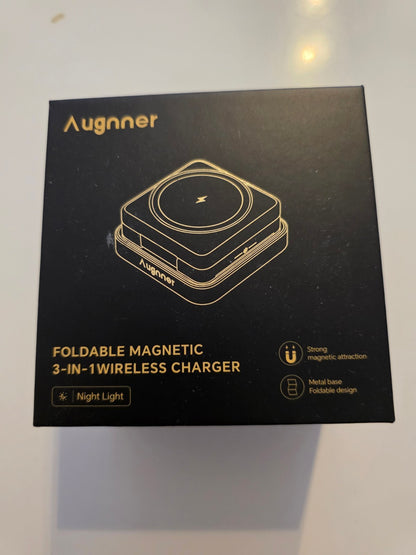 3-in-1 Faltbare MagSafe Ladestation – Kompakt & Leistungsstark!