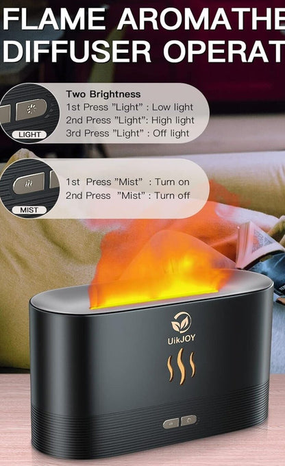 Aroma Diffuser Ätherische Öle Diffuser - UikJOY Tragbarer Aromatherapie Nebel Lu