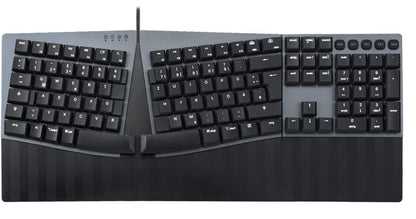 535BR Kabelgebundene ergonomische mechanische Tastatur – Flache Tasten
