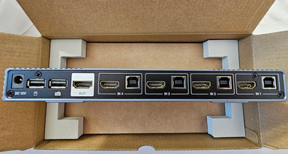 4K HDMI KVM Multiviewer 4x1 mit PIP POP 4K@30Hz Seamless Switching unterstützt