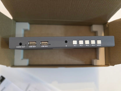 4 Port HDMI KVM Multiviewer, 4x1 Quad Multiviewer Seamless Switcher unterstützt