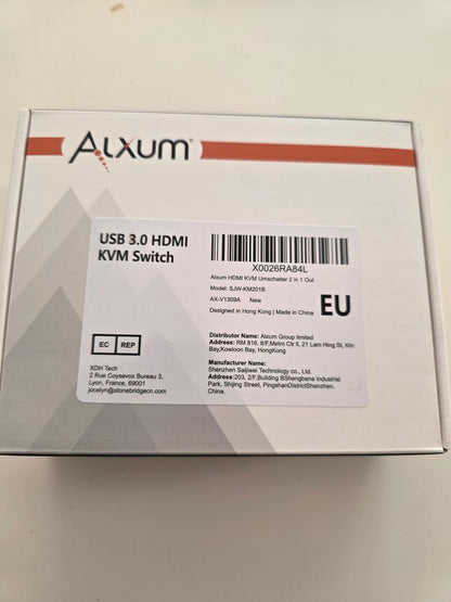 KVM Switch 2 PC 1 Monitor 4K@60Hz USB 3.0
