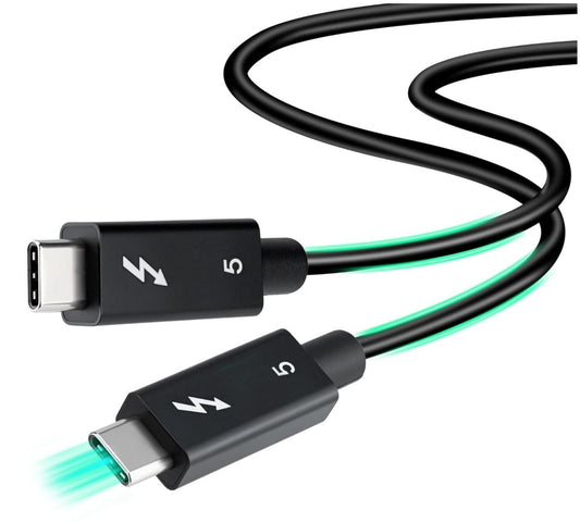 Thunderbolt 5 Kabel 1m 80Gbps 8K@60Hz 240W USB-C