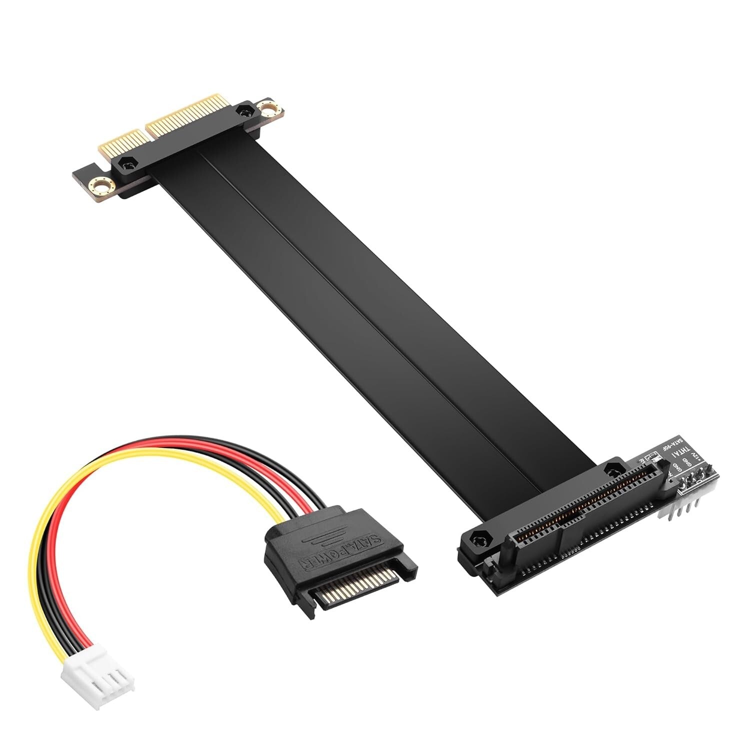 PCIe 3.0 X4 zu U.2 SFF-8639 Kabel 20cm 90° NVMe SSD