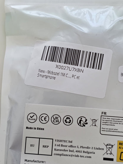 Thunderbolt 5 Kabel 1m 80Gbps 8K@60Hz 240W USB-C